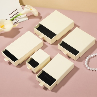 Ecofriendly Small Drawer Gift Jewelry Packaging Box Paper Custom Printed Luxury