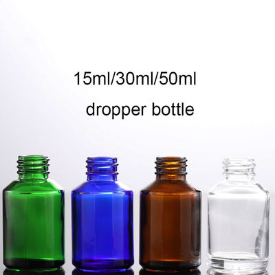 1oz 2oz 15ml 30ml 50ml Amber Empty Angled Shoulder Glass Dropper Essential Oil Bottle Packing Logo Customized Accepted